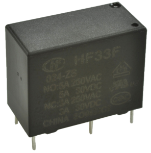 Реле электромагнитное HF33F-024-ZS, миниатюрное