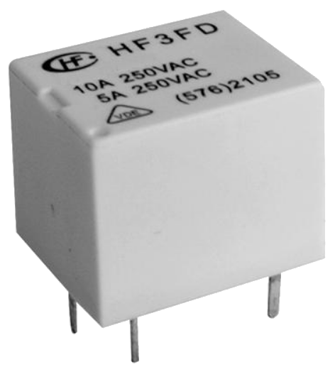 Реле электромагнитное HF3FD-012-ZTF, миниатюрное