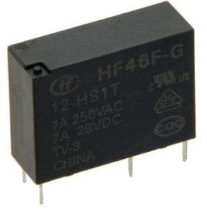 Реле электромагнитное HF46F-G-012-HS1T, миниатюрное