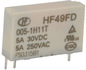 Реле электромагнитное HF49FD-005-1H11T, миниатюрное