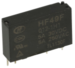 Реле электромагнитное HF49FD-012-1H1, миниатюрное