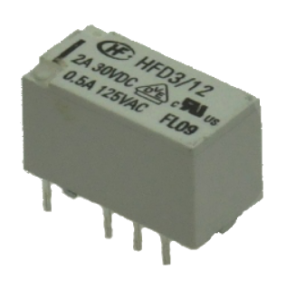 Реле електромагнітне HFD3-012, мініатюрне